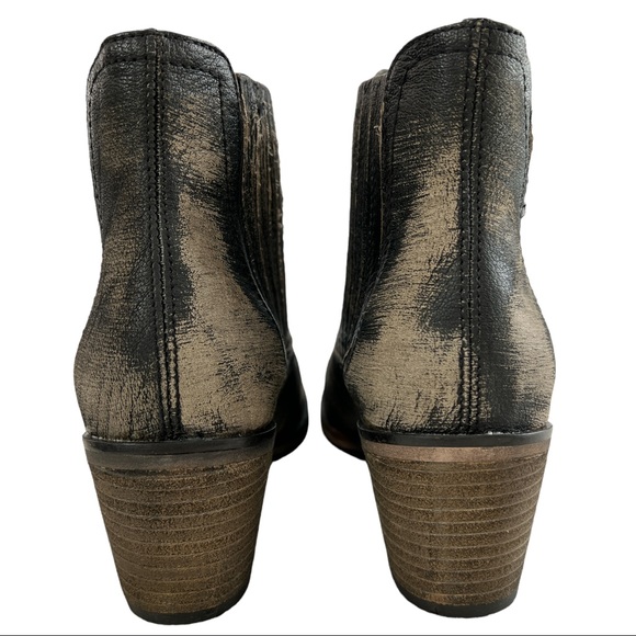 Roan Barcelona Black Buff Scratch Chelsea Boots Size 7 - Picture 5 of 14